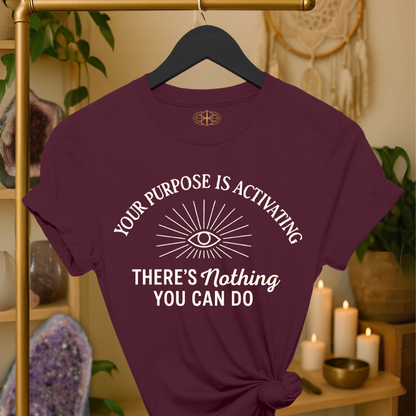 Your purpose is activating. There’s nothing you can do.